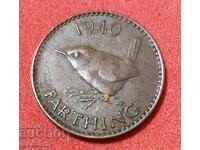 Ηνωμένο Βασίλειο - 1 φαρθίνγκ του 1940