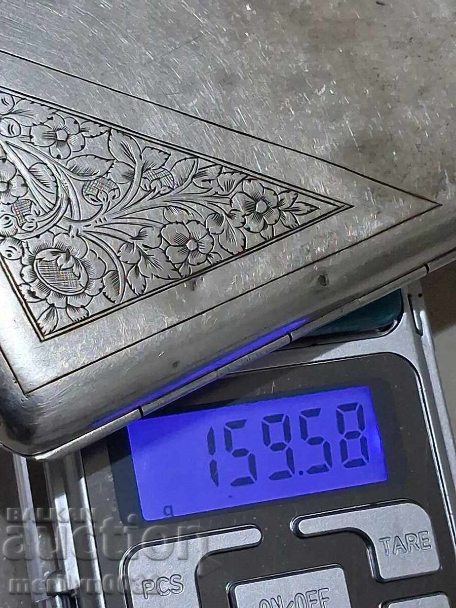 Сребърна Табакера 875/1000 сребро 159,58 гр 1920-30год СССР - 6 Сребърна Табакера 875/1000 сребро 159,58 гр 1920-30год СССР - 6