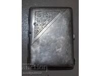 Сребърна Табакера 875/1000 сребро 159,58 гр 1920-30год СССР