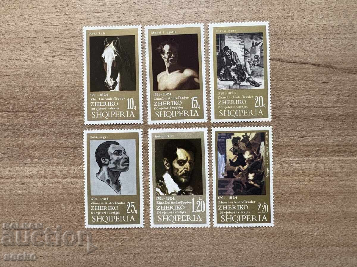 Αλβανία - 150 γρ. από το θάνατο του Théodore Géricault (1974) MNH