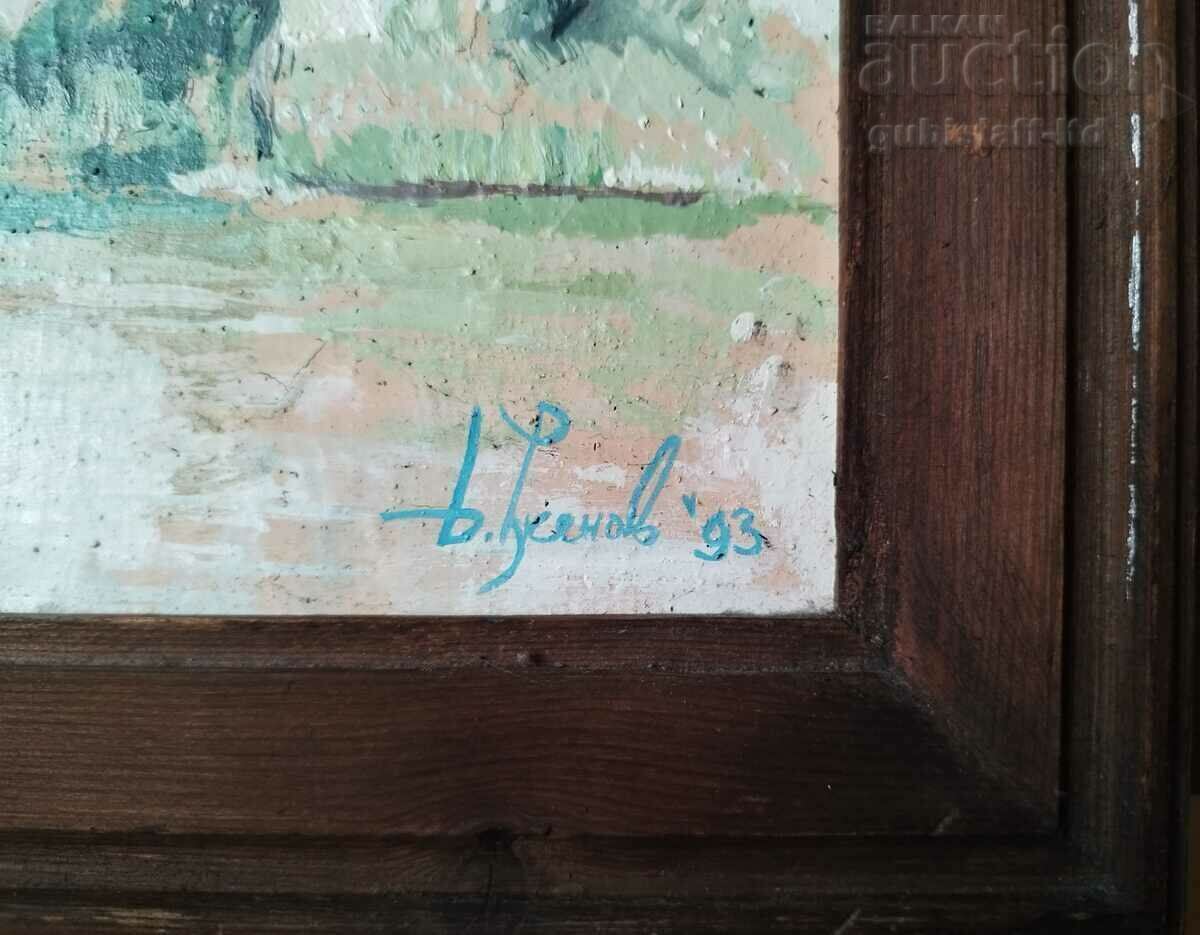 Licitație Pictură, peisaj, 1993, art. B. Rusenov (1946-2015)