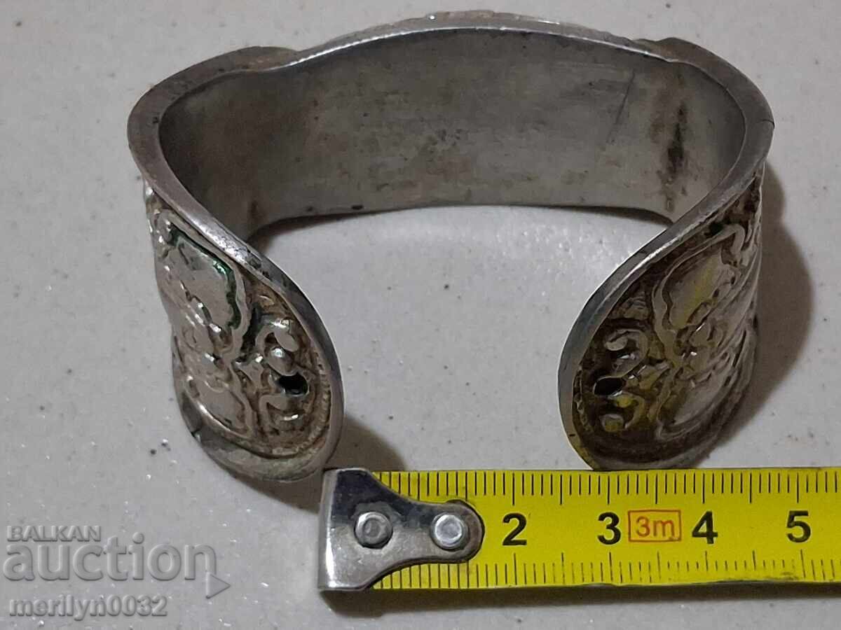 Αναγεννησιακό ασημένιο βραχιόλι σφεντόνα, sachan, κοσμήματα, ασήμι - 6 Αναγεννησιακό ασημένιο βραχιόλι σφεντόνα, sachan, κοσμήματα, ασήμι - 6