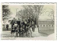 1950 POZĂ MICĂ VECHE VARNA GIMNAZIASTI BALKANTURIST E711