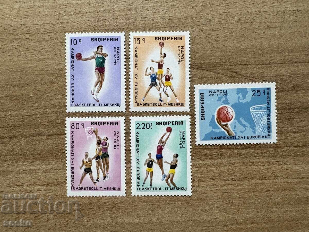 Albania - European Basketball Championship in ...(1969) MNH