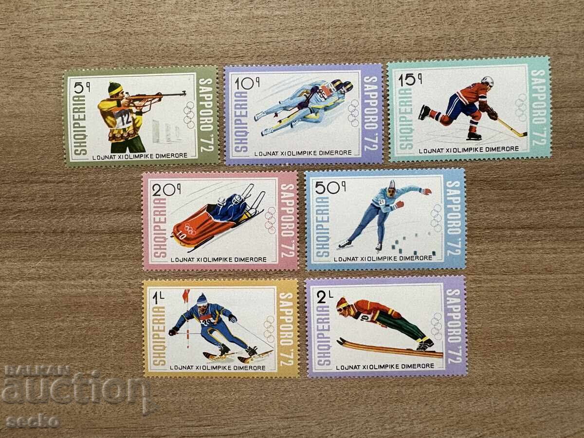 Αλβανία - Χειμερινοί Ολυμπιακοί Αγώνες - Σαπόρο...(1972) MNH