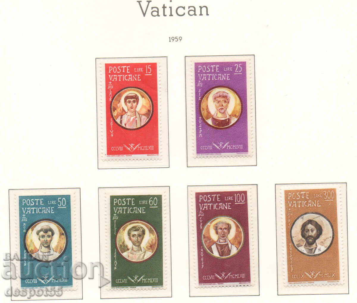 1959. Vatican. Christian Martyrs