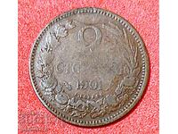 2 stotinki ot 1901 godina