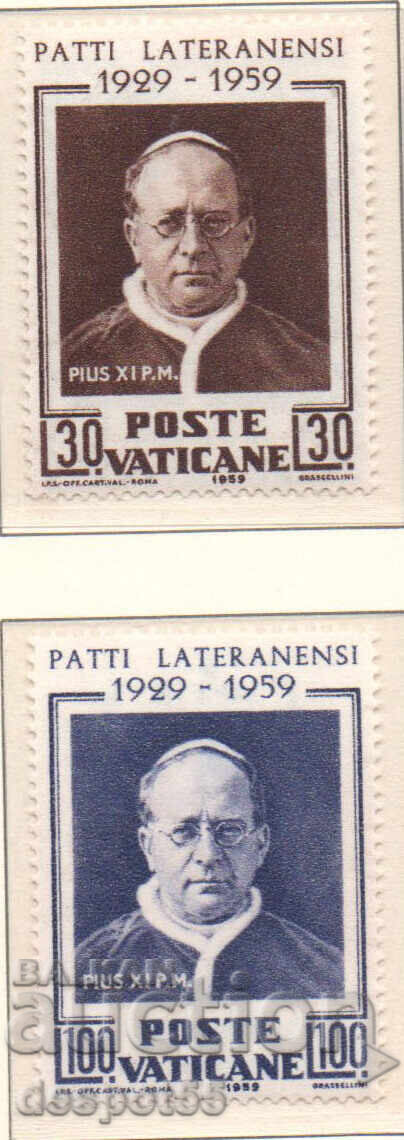 1959. Vatican. 30th Anniversary of the Lateran Treaty