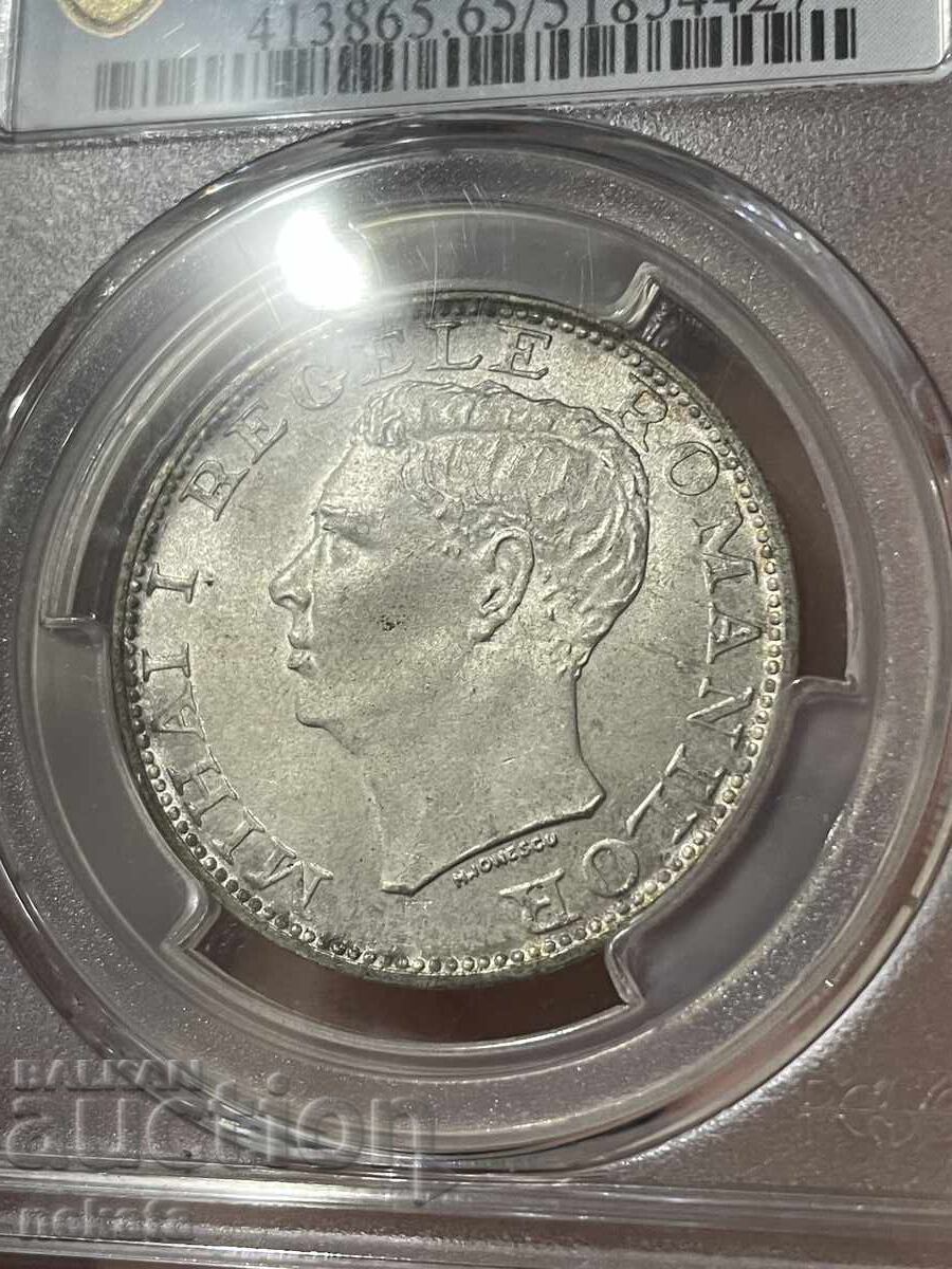 Аукцион Румъния 500 леи 1944 г. MS65 PCGS