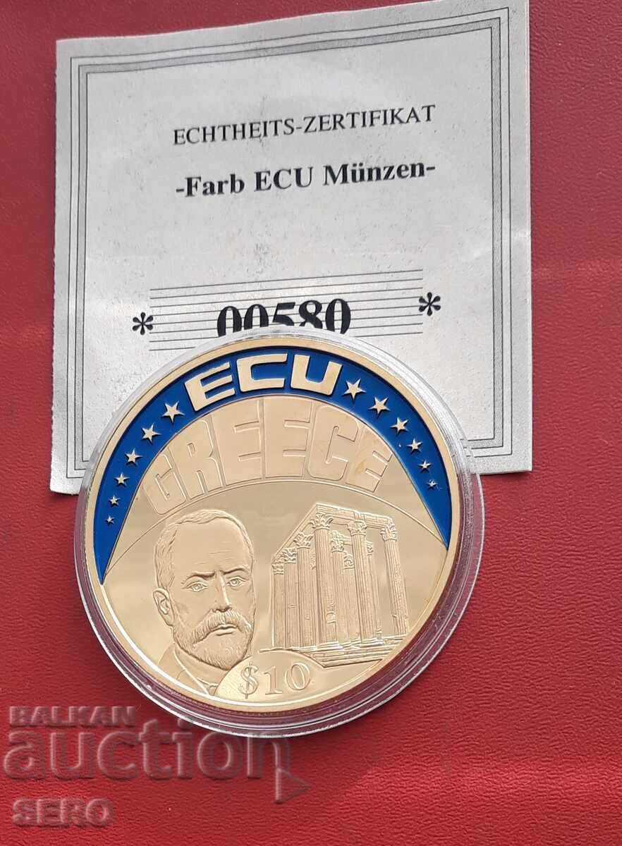 Liberia - 10 dolari 2004 - Grecia