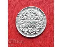 Olanda - 10 cenți 1939 - argint
