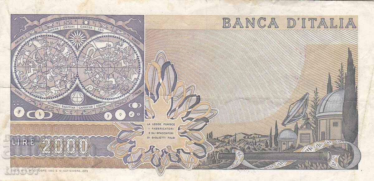Auction tino37 - ITALY - 2000 LIRE - 1983 - F+ Auction tino37 - ITALY - 2000 LIRE - 1983 - F+
