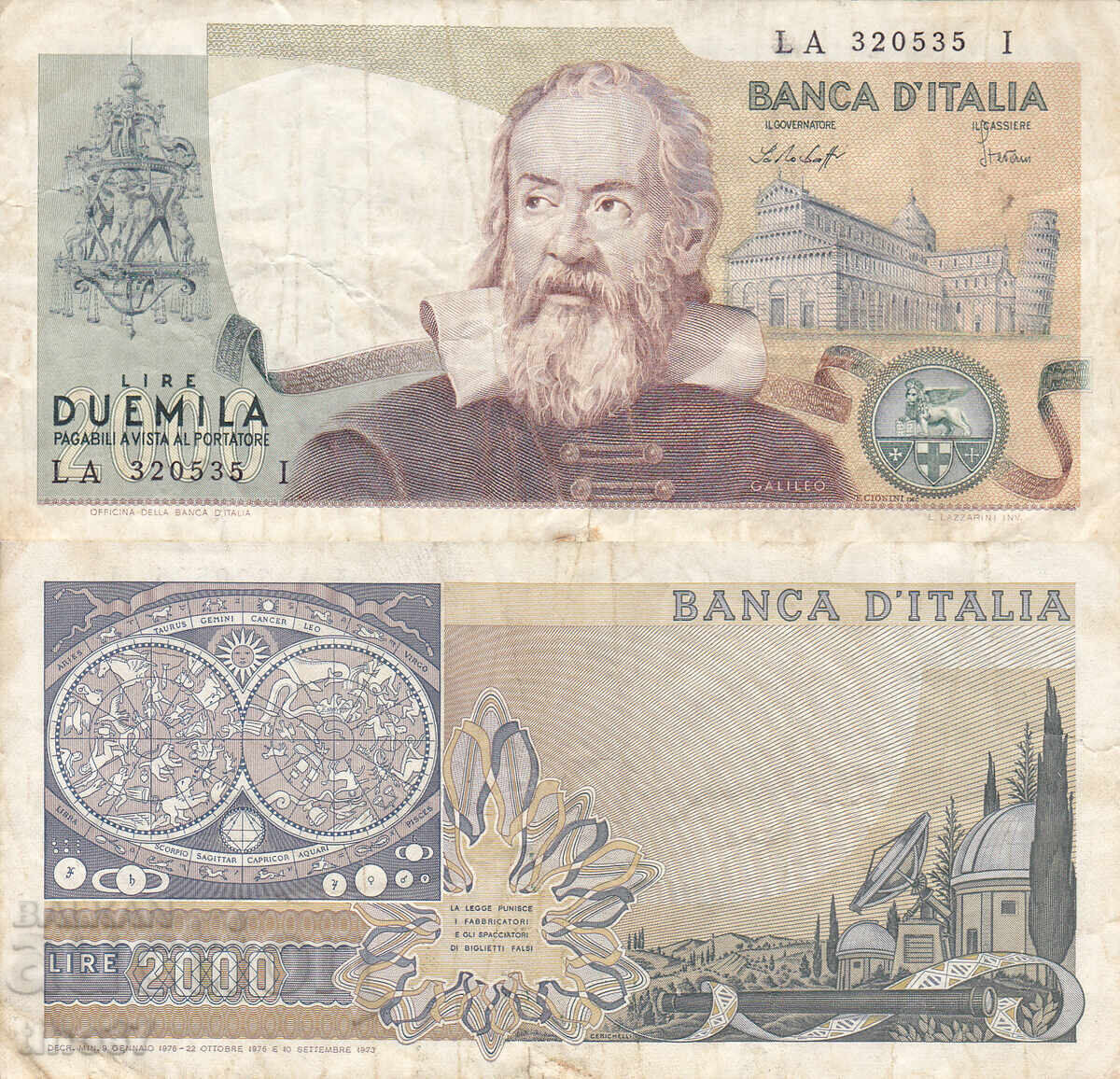 tino37- ΙΤΑΛΙΑ - 2000 ΛΙΡΕΣ - 1976 - F