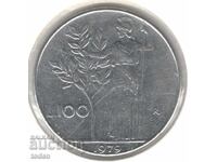 Ιταλία - 100 Λίρες - 1979 R - KM# 96.1 - μεγάλος τύπος