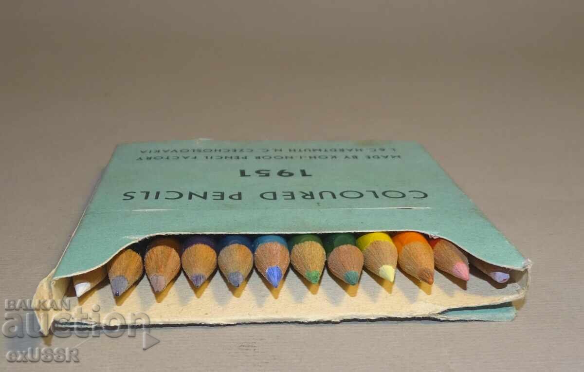 Аукцион Стари цветни моливи КОХИНОР 1951 Аукцион Стари цветни моливи КОХИНОР 1951