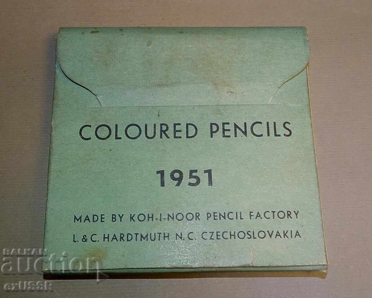 Παλιά έγχρωμα μολύβια KOH-I-NOOR 1951