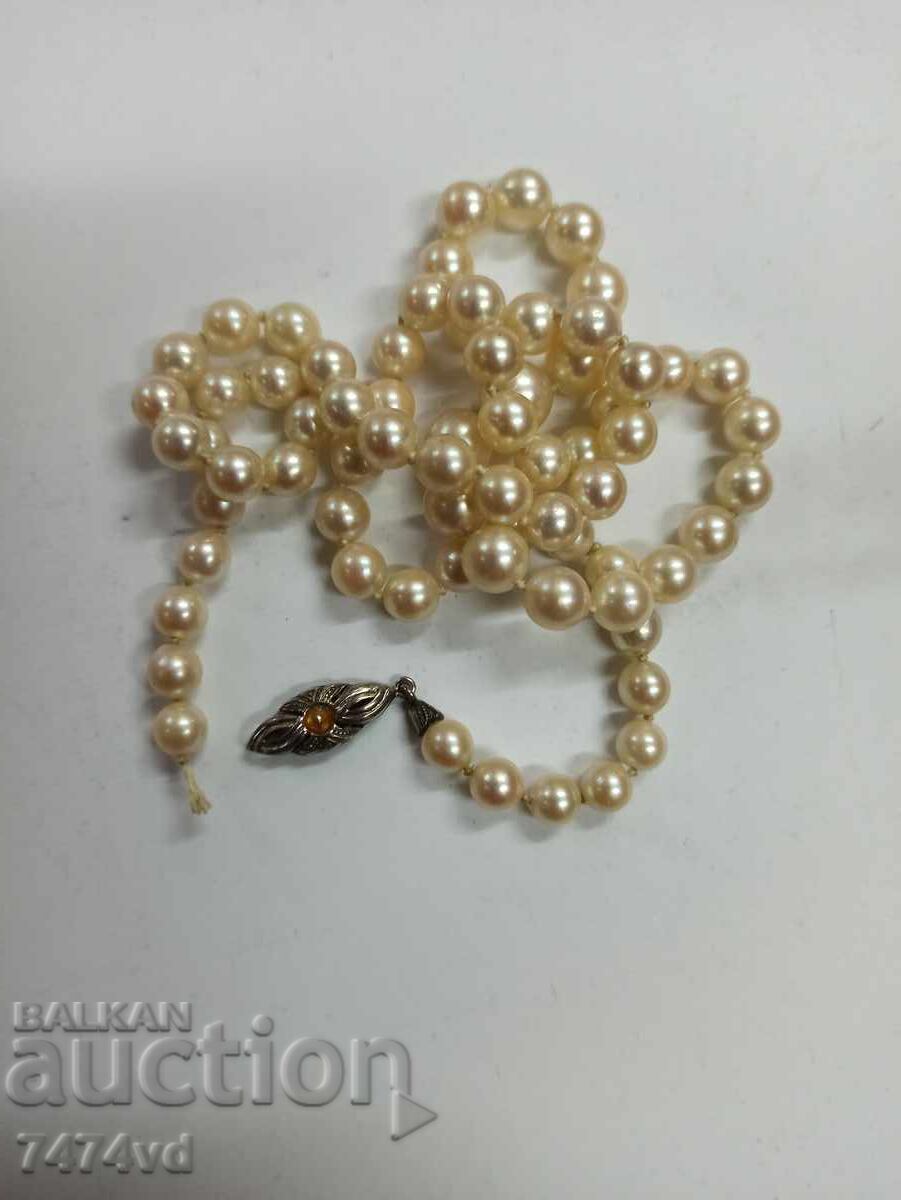 Αντίκα κολιέ με καλλιεργημένα μαργαριτάρια Akoya με τιμή 100.00 BGN | € 51.13 Αντίκα κολιέ με καλλιεργημένα μαργαριτάρια Akoya με τιμή 100.00 BGN | € 51.13