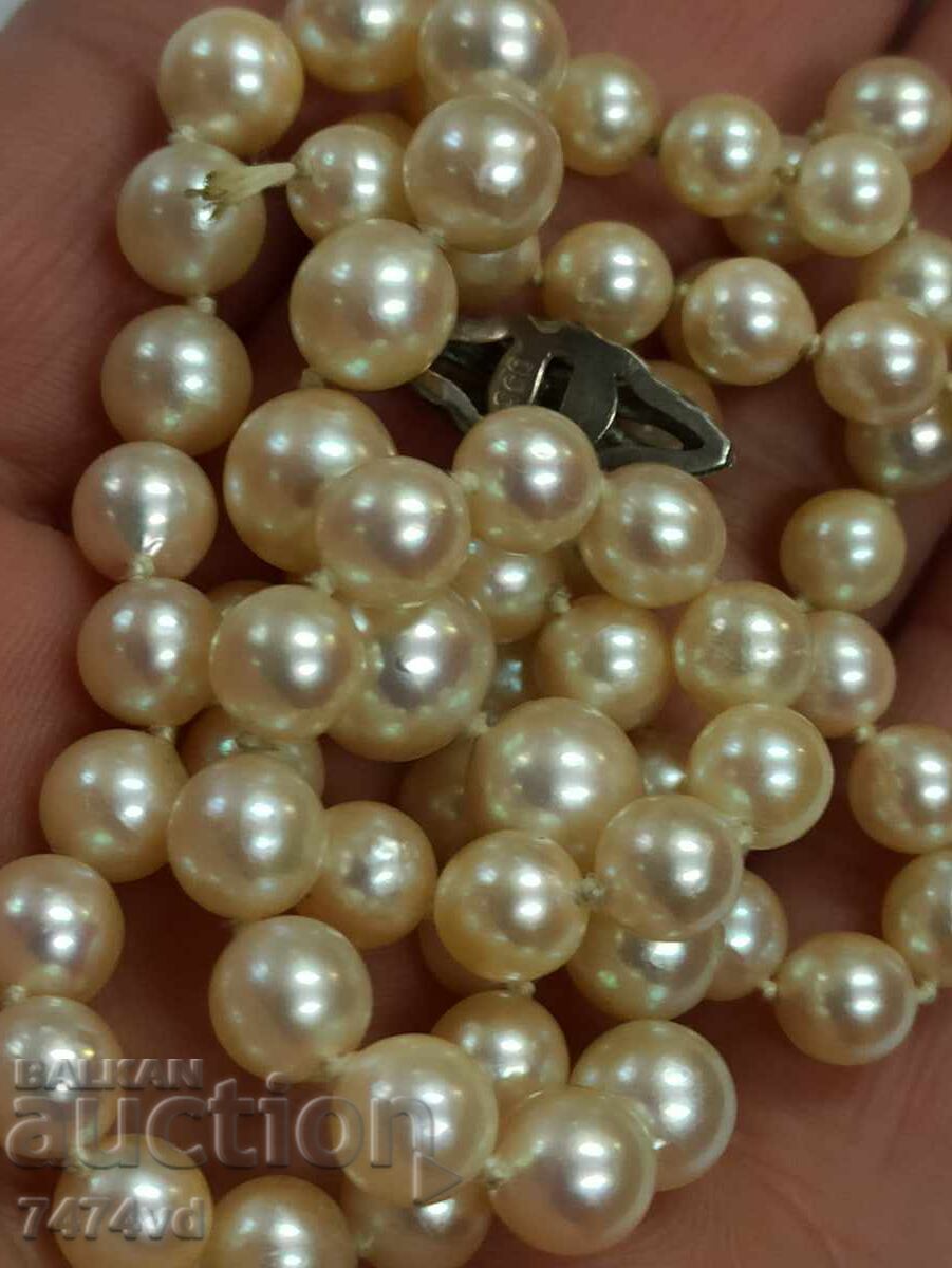 Παράδοση Αντίκα κολιέ με καλλιεργημένα μαργαριτάρια Akoya Παράδοση Αντίκα κολιέ με καλλιεργημένα μαργαριτάρια Akoya