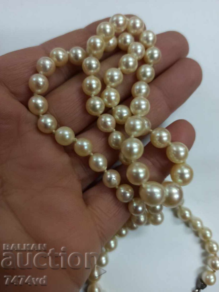 Αντίκα κολιέ με καλλιεργημένα μαργαριτάρια Akoya - 5 Αντίκα κολιέ με καλλιεργημένα μαργαριτάρια Akoya - 5