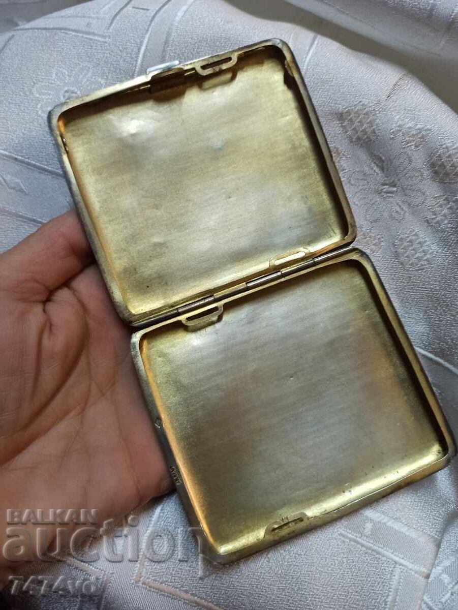 Сребърна табакера – 80 г, френско сребро .950 (1er titre). с цена € 153.39 | 300.00 лв.