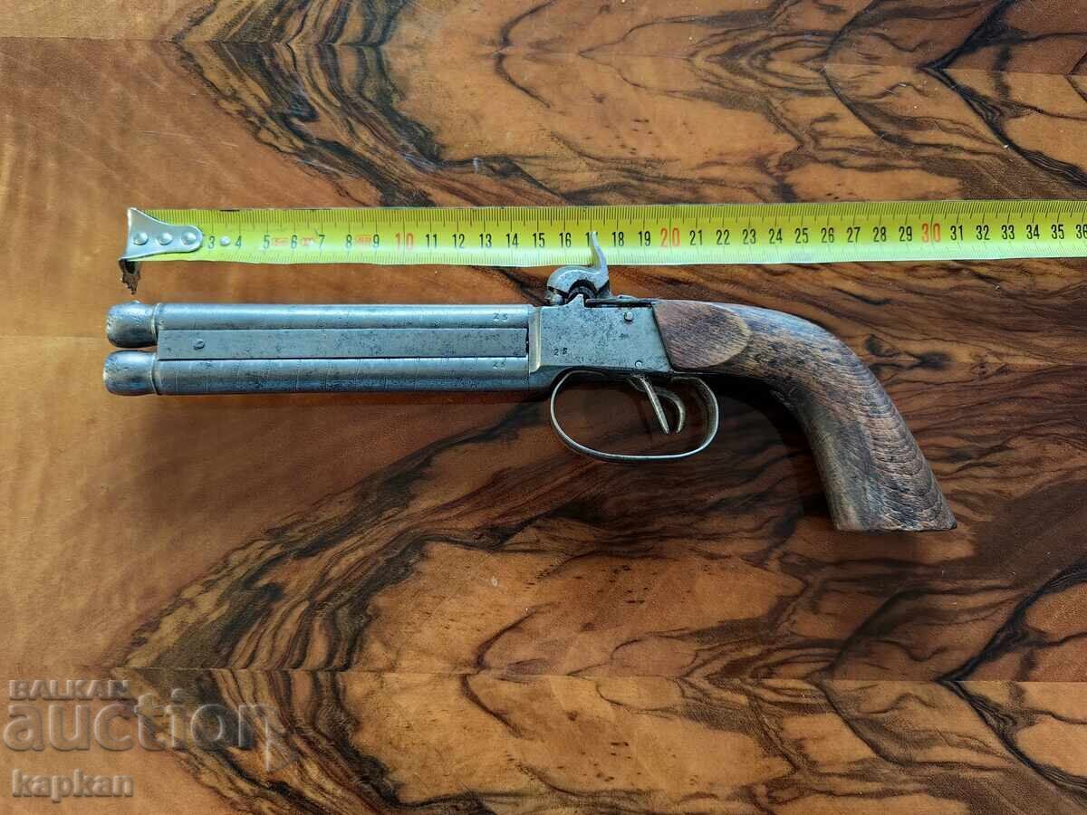 Double-barreled pistol