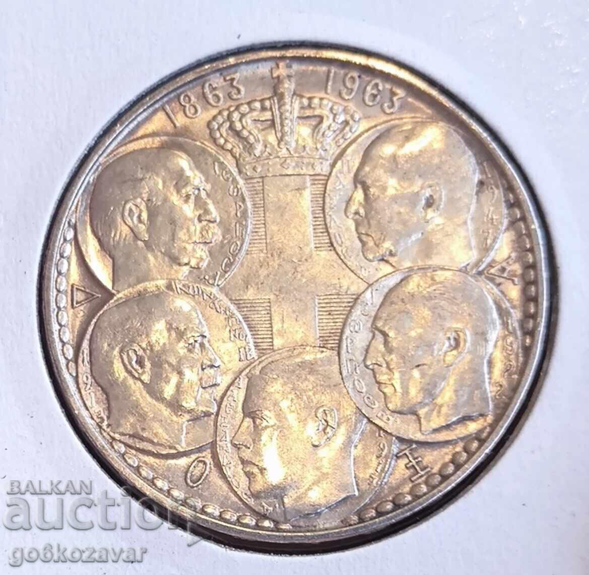 Ελλάδα 30 δραχμές 1963 UNC Ασήμι ! με τιμή 55.00 BGN | € 28.12 Ελλάδα 30 δραχμές 1963 UNC Ασήμι ! με τιμή 55.00 BGN | € 28.12