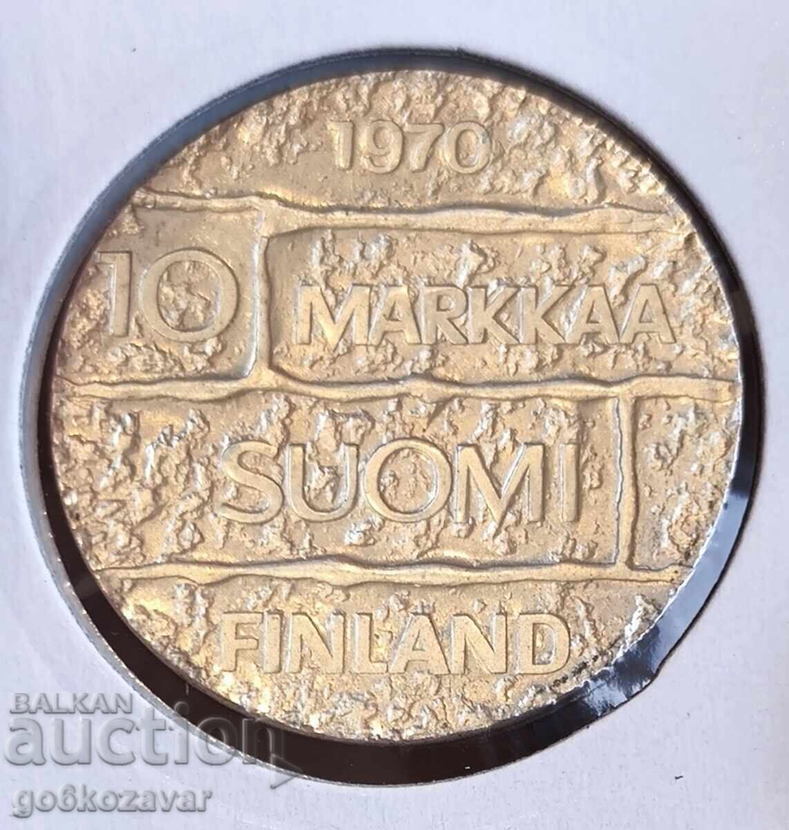 Финландия 10 марки 1970г UNC Сребро ! с цена 48.00 лв. | € 24.54 Финландия 10 марки 1970г UNC Сребро ! с цена 48.00 лв. | € 24.54