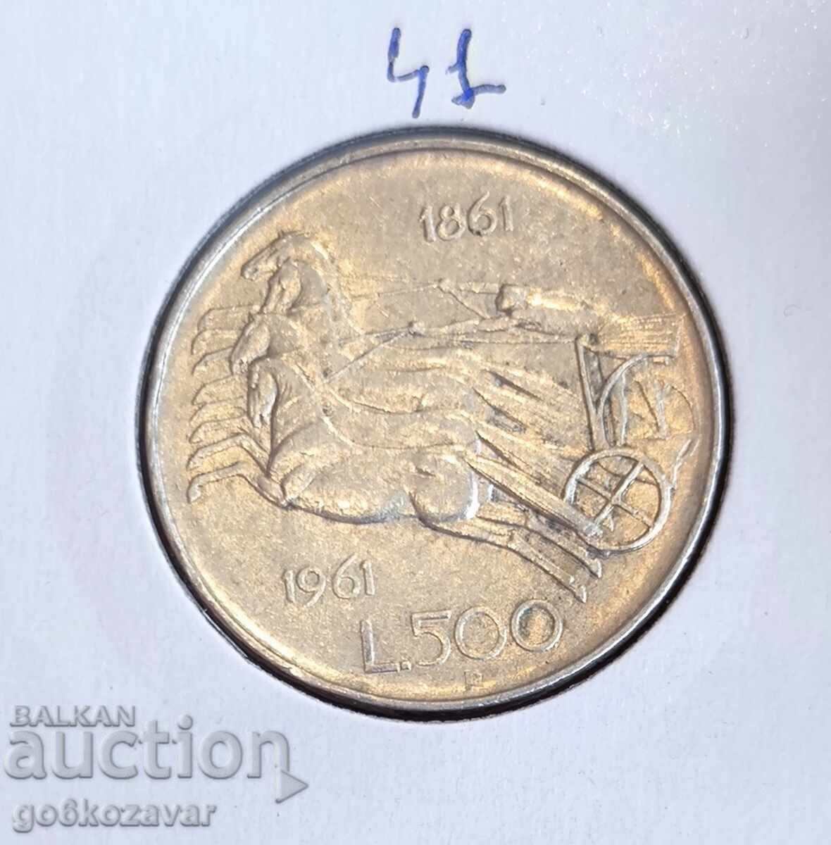 Ιταλία 500 λίρες 1961 Ασήμι! με τιμή 36.00 BGN | € 18.41 Ιταλία 500 λίρες 1961 Ασήμι! με τιμή 36.00 BGN | € 18.41