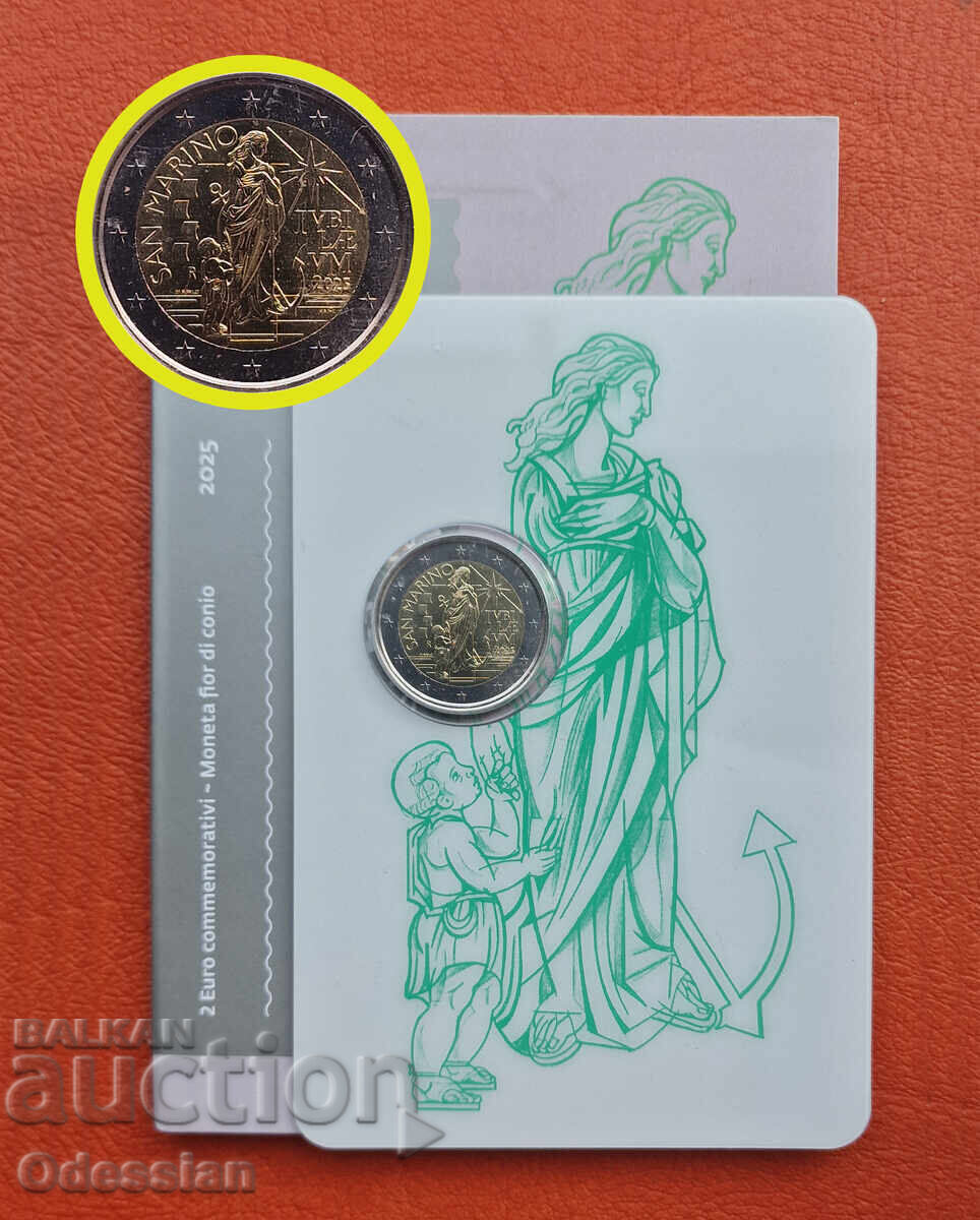 San Marino • 2 Euro • Fans of Hope • 2025 San Marino • 2 Euro • Fans of Hope • 2025
