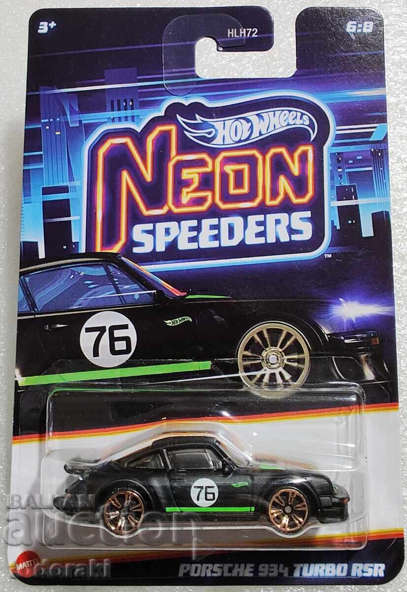 Hot Wheels Neon Porsche 934 Turbo RSR Хот Уилс Порше 1:64 Hot Wheels Neon Porsche 934 Turbo RSR Хот Уилс Порше 1:64