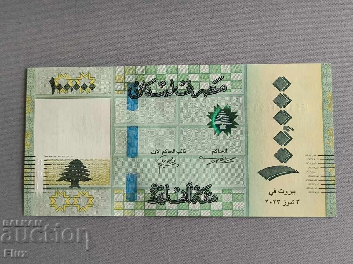 Банкнота - Ливан - 100 000 ливри UNC | 2023г. Банкнота - Ливан - 100 000 ливри UNC | 2023г.