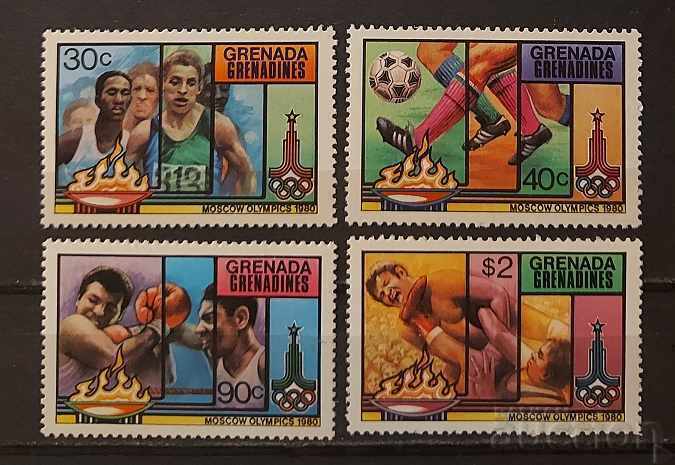 Grenada Grenadines 1980 Sports/Olympic Games/Football MNH Grenada Grenadines 1980 Sports/Olympic Games/Football MNH