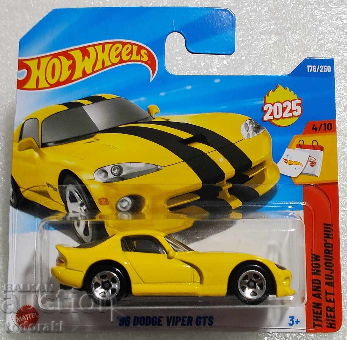 Hot Wheels 96 Dodge Viper GTS Хот Уилс 1:64 Додж Вайпър Hot Wheels 96 Dodge Viper GTS Хот Уилс 1:64 Додж Вайпър