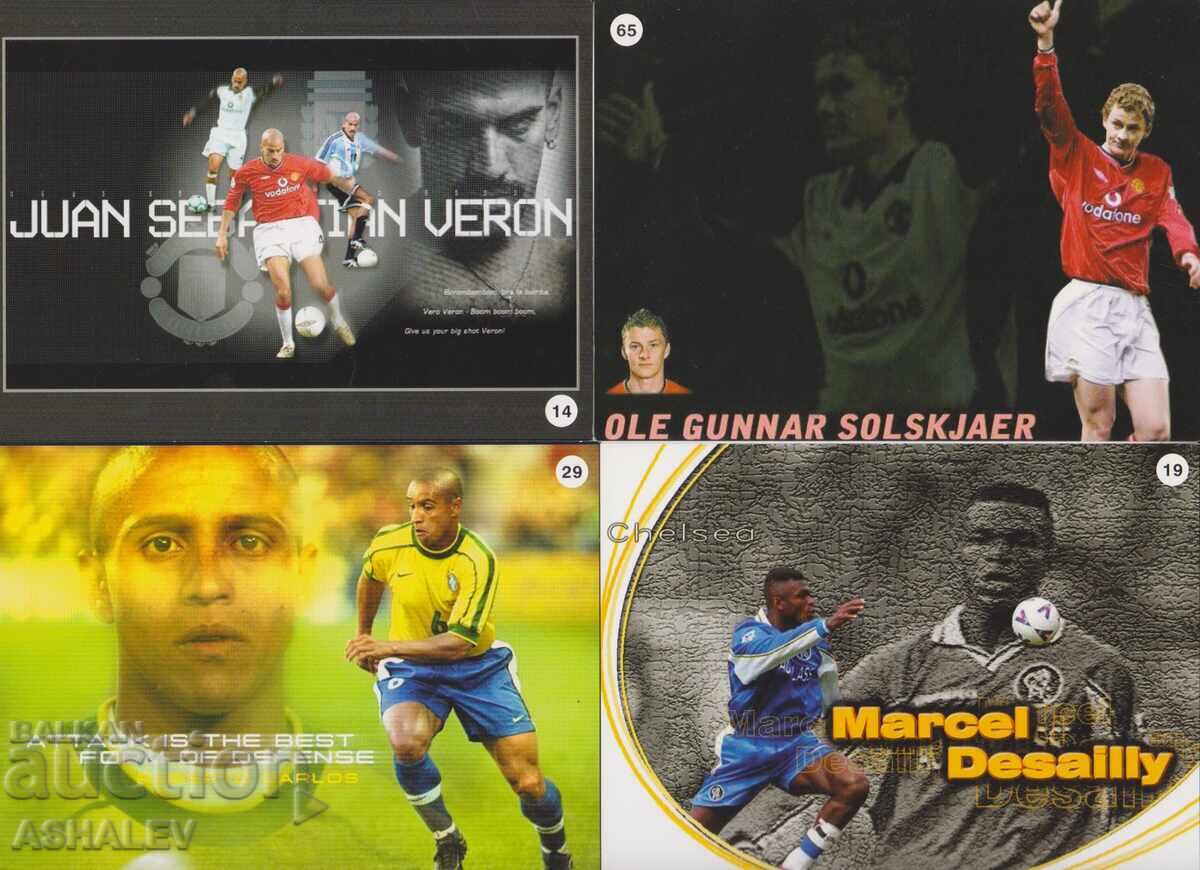 Ποδόσφαιρο - Αγ. αστέρια 4 καρτελάκια Ποδόσφαιρο - Αγ. αστέρια 4 καρτελάκια