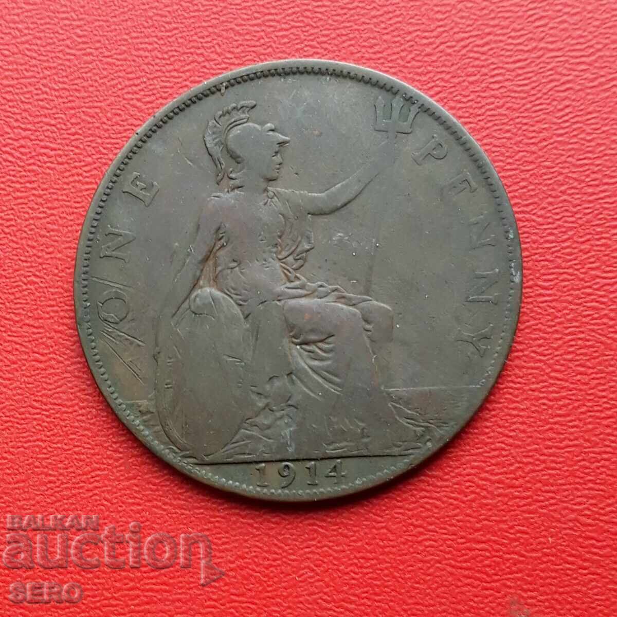 Marea Britanie - 1 penny 1914