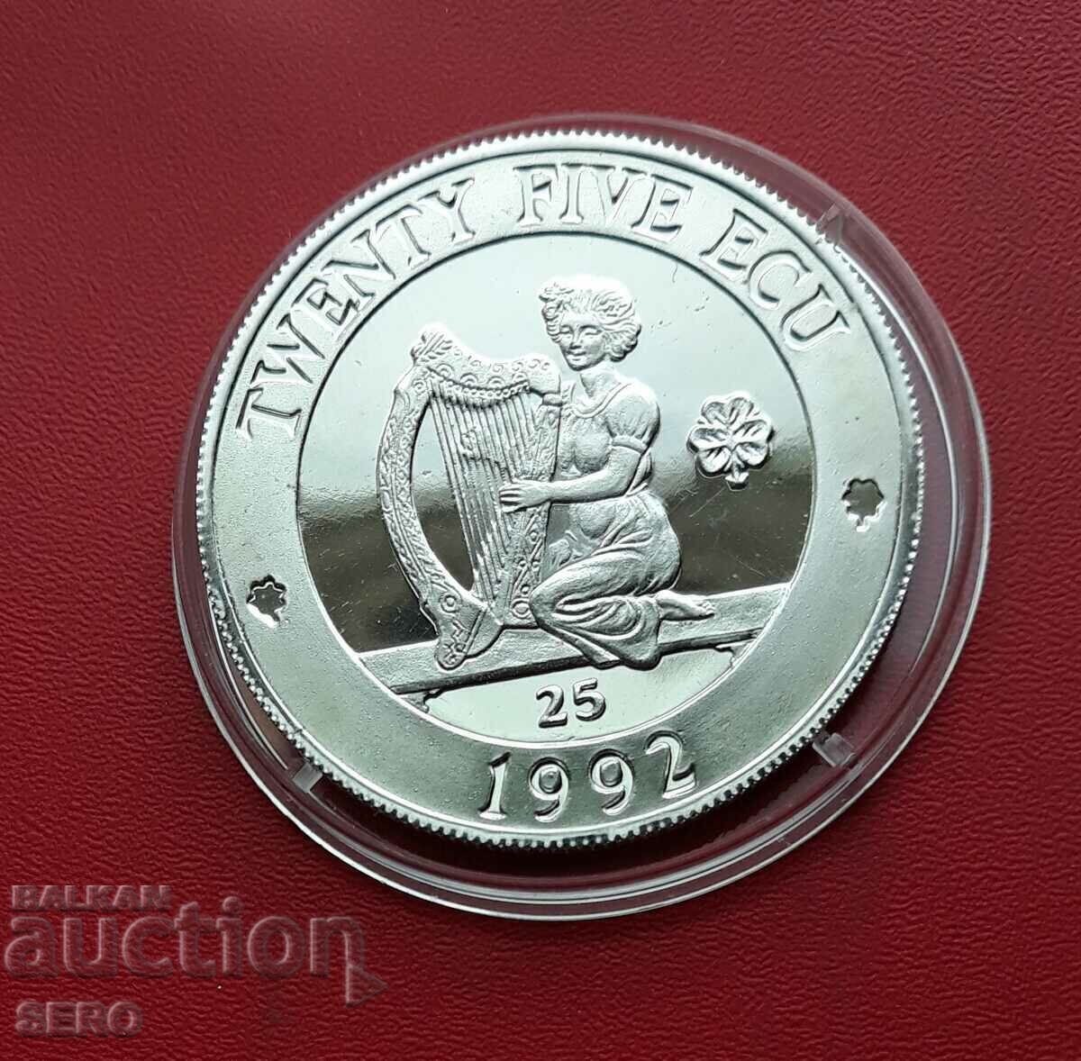 Licitație Irlanda de Nord - 25 ECU 1992