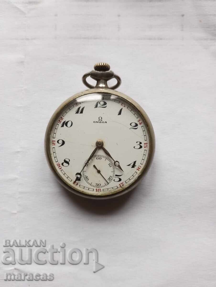 Παλιό ρολόι τσέπης Omega Παλιό ρολόι τσέπης Omega