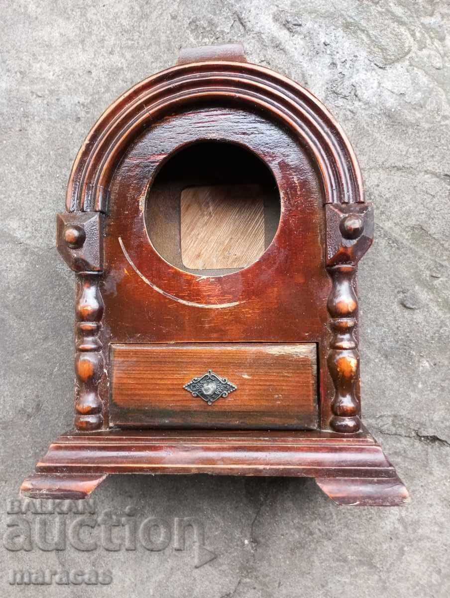 Wooden box from a table clock