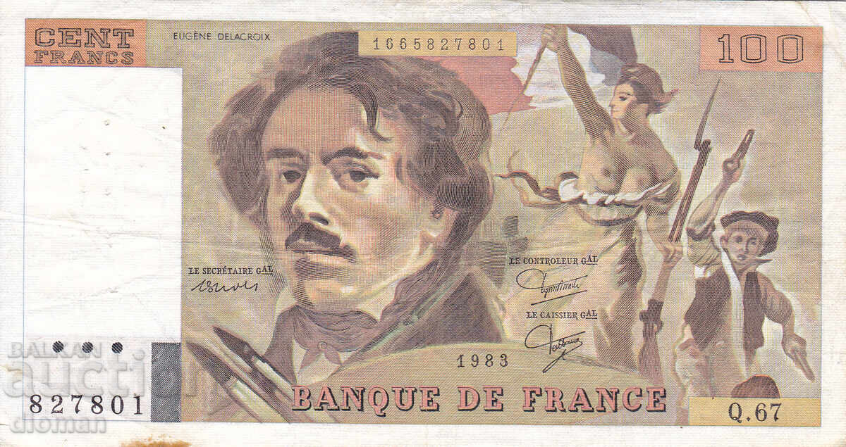 dioman - FRANȚA - 100 FRANCI - 1983 dioman - FRANȚA - 100 FRANCI - 1983