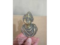 Bronze bust of a hero