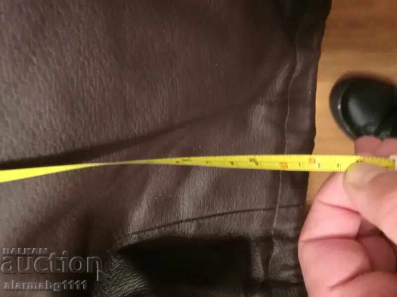 Зимно мъжко кожено яке,57см м/у раменете - 5 Зимно мъжко кожено яке,57см м/у раменете - 5