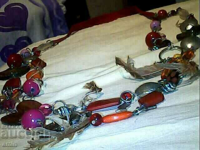 Πολύ παλιό κολιέ με φυσικά πετράδια και ασήμι με τιμή € 143.16 | 280.00 BGN