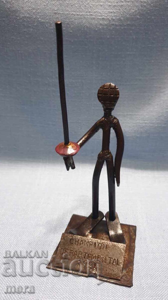 Metalwork for a fencer Metalwork for a fencer