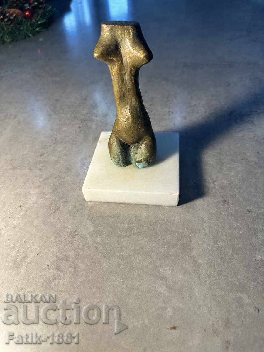TORSO - NAKED FEMALE BODY - EROTICA - BRONZE - MARBLE with price 750.00 BGN | € 383.47 TORSO - NAKED FEMALE BODY - EROTICA - BRONZE - MARBLE with price 750.00 BGN | € 383.47