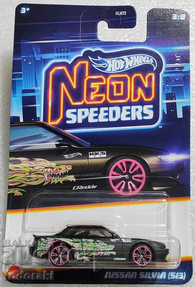 Hot Wheels Neon Nissan Silvia Hot Wheels 1:64 Nissan Silvia Hot Wheels Neon Nissan Silvia Hot Wheels 1:64 Nissan Silvia