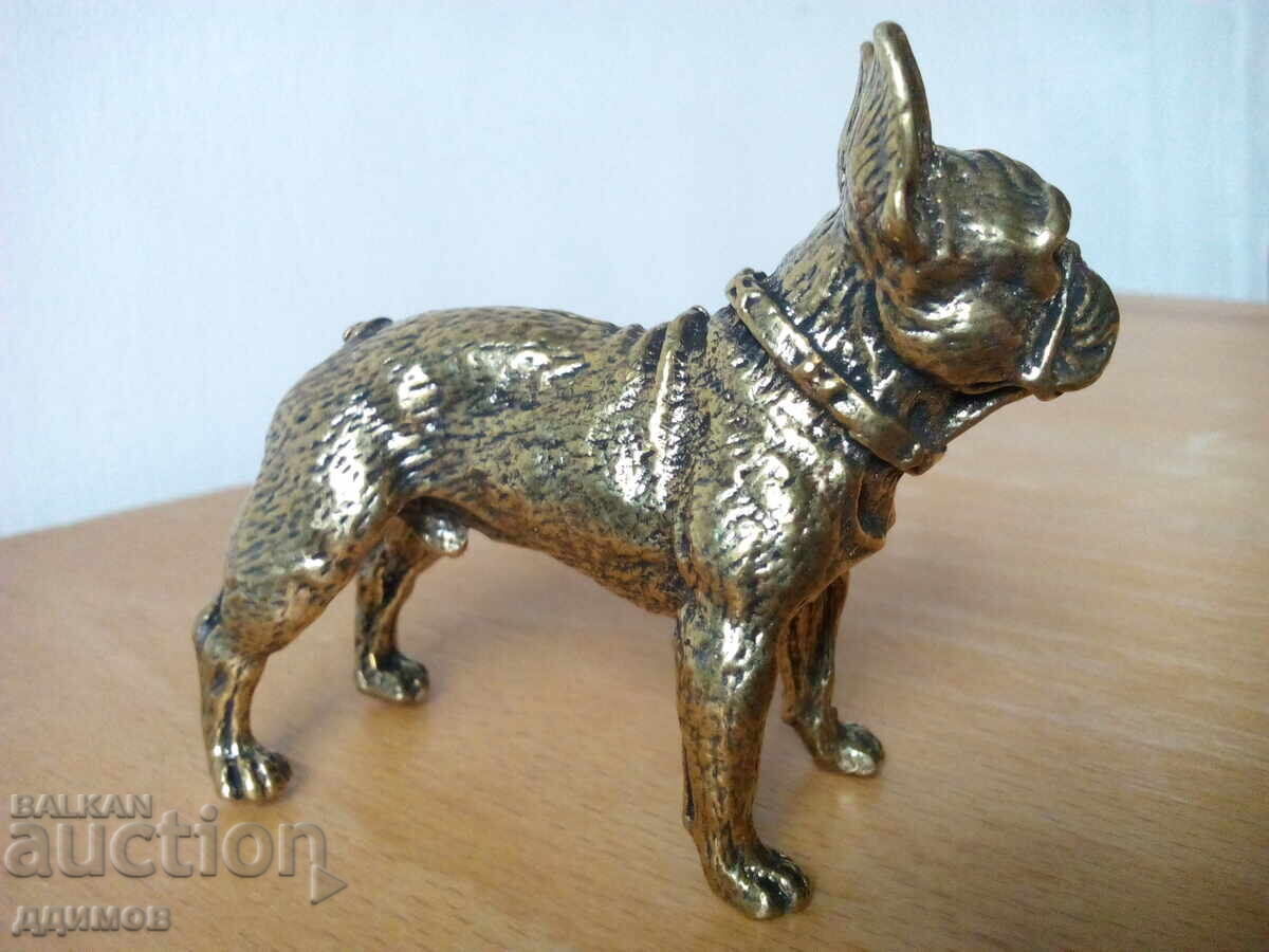 Χάλκινο αγαλματάκι γαλλικού μπουλντόγκ με τιμή 25.00 BGN | € 12.78 Χάλκινο αγαλματάκι γαλλικού μπουλντόγκ με τιμή 25.00 BGN | € 12.78