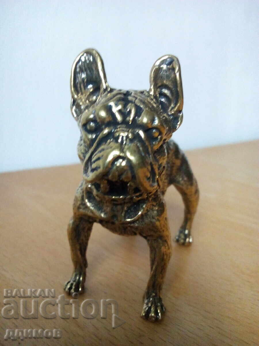 Livrarea Statuetă bronz buldog francez