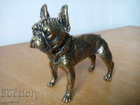 Statuetă bronz buldog francez