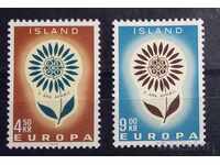 Ισλανδία 1964 Ευρώπη CEPT Λουλούδια MNH