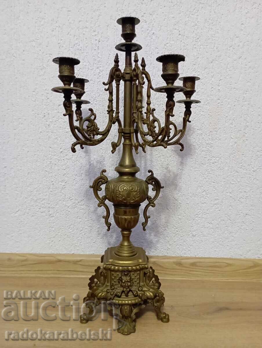 Set of two very large solid bronze candlesticks with price 799.90 BGN | € 408.98 Set of two very large solid bronze candlesticks with price 799.90 BGN | € 408.98